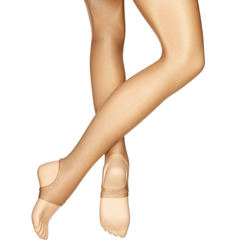 Shimmer Dance Tights Toast (full foot) Adults