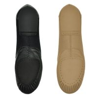 Starlite Fanatic Slip On Leather Jazz Shoe, Split Suede Sole