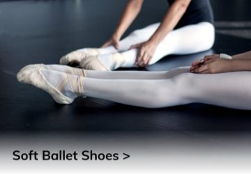 Starlite myBallet Elasticated Leather Ballet Shoes Full Sole 