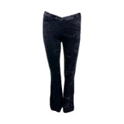 NEW                       Starlite Crushed Velour Emmie, V Front Jazz Pants