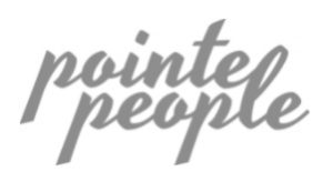 Pointe People logo greyscale